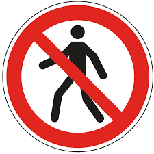 02R Fußgänger verboten