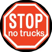 Warnung - keine LKW`s