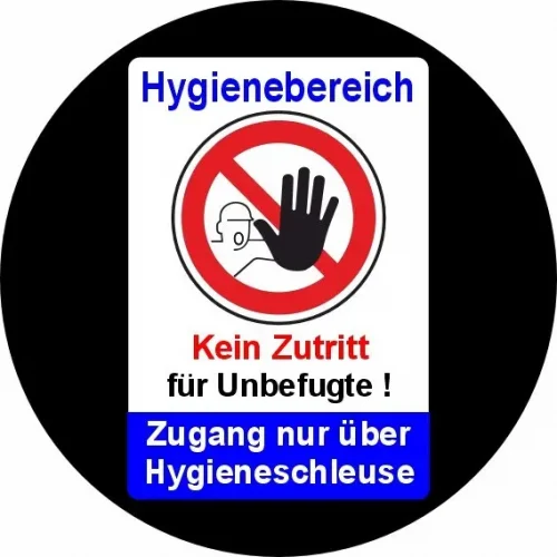 03RB Hygienebereich Kein Zutritt