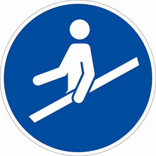 02B Handlauf benutzen