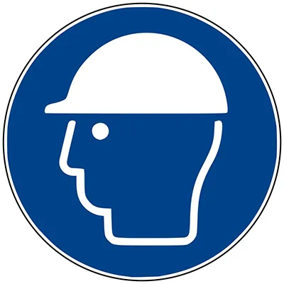 02B Kopfschutz benutzen