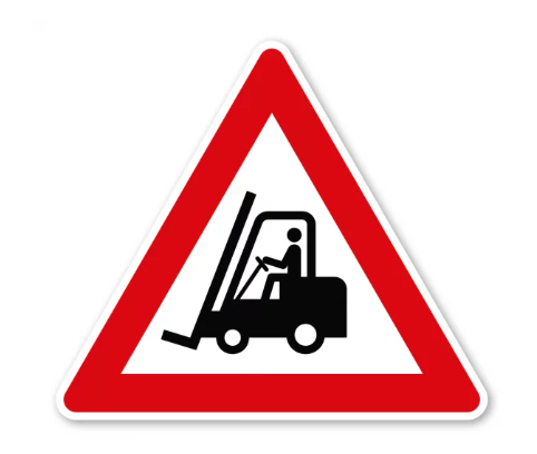 02R Vorsicht Stapler